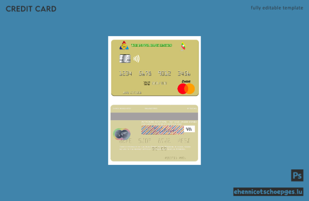 Myanmar Innwa Bank Limited Mastercard – Beispielvorschau